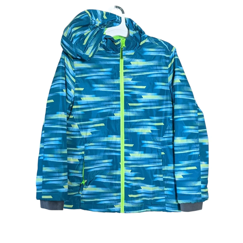 Like New Lands' End Boys Insulated Window Jacket Size L 10-12